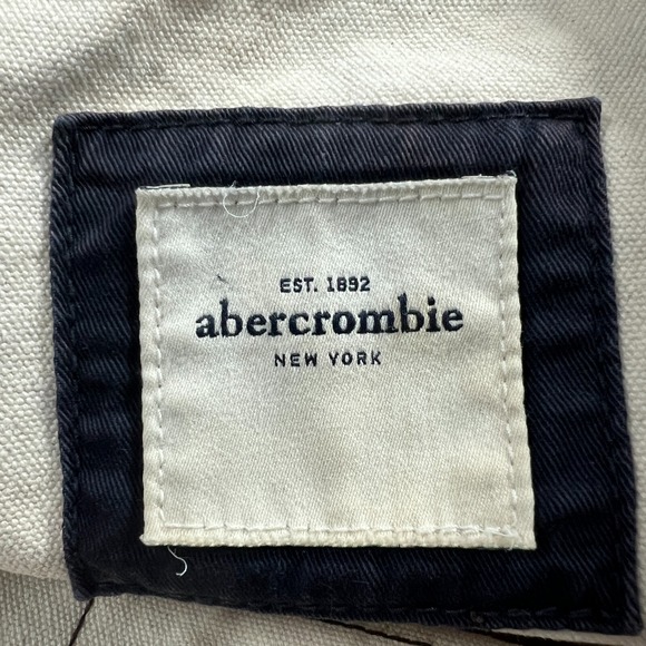 Abercrombie Fitch Y2K Tote Bag Womens Boho Canvas Casual Rustic Carry All Open - Picture 5 of 16